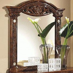 Зеркало в раме (02.150) Рома (орех) в Нижнем Тагиле - nizhniy-tagil.mebel-74.com | фото